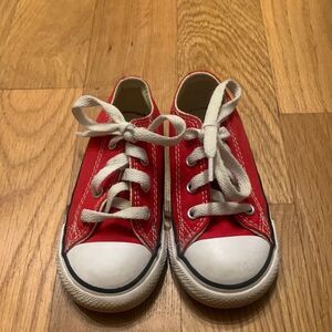 Converse Kids Sneakers in Red and White